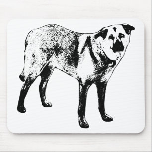 workday hush, tibetan mix mouse mat