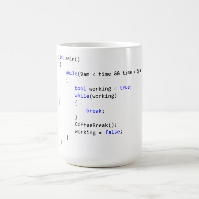 Workday Infinite While Loop Coffee Mug (Center)