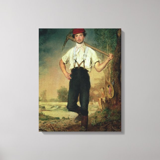 Worker, 1848 canvas print (Front)