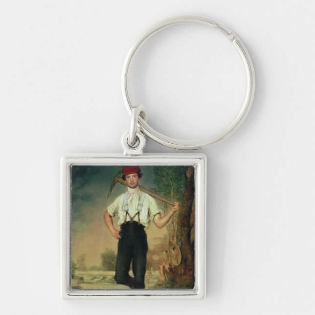 Worker, 1848 key ring (Front)