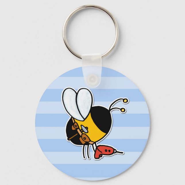 worker bee - handyman key ring (Front)