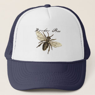 Worker Bee Insect Illustration Trucker Hat