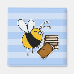 worker bee - librarian magnet