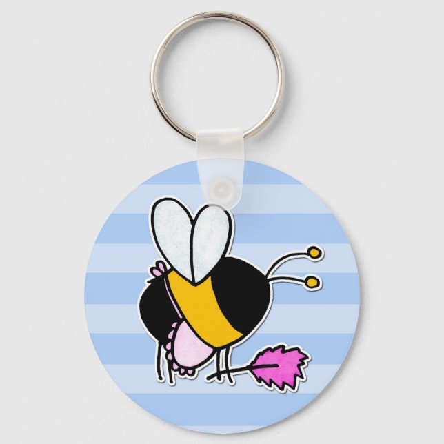 worker bee - maid key ring (Front)