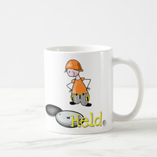 Worker Mug Tasse Road Construction Comic