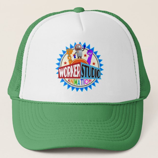 Worker Studio Animation Trucker Cap (Front)