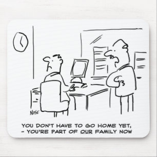 Worker told he's now part of the Office Family Mouse Mat