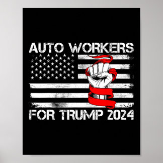 Workers For Trump 2024 Men Women Poster