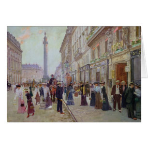 Workers leaving the Maison Paquin