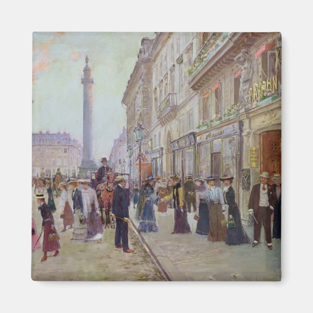 Workers leaving the Maison Paquin Magnet (Front)