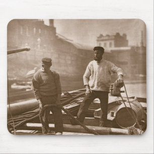 Workers on the 'Silent Highway', from 'Street Life Mouse Mat