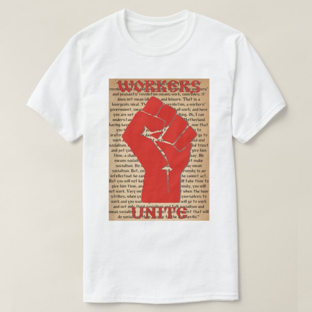 WORKERS UNITE T-Shirt (Design Front)