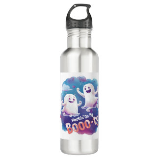Workin' On My Booo-ty 710 Ml Water Bottle