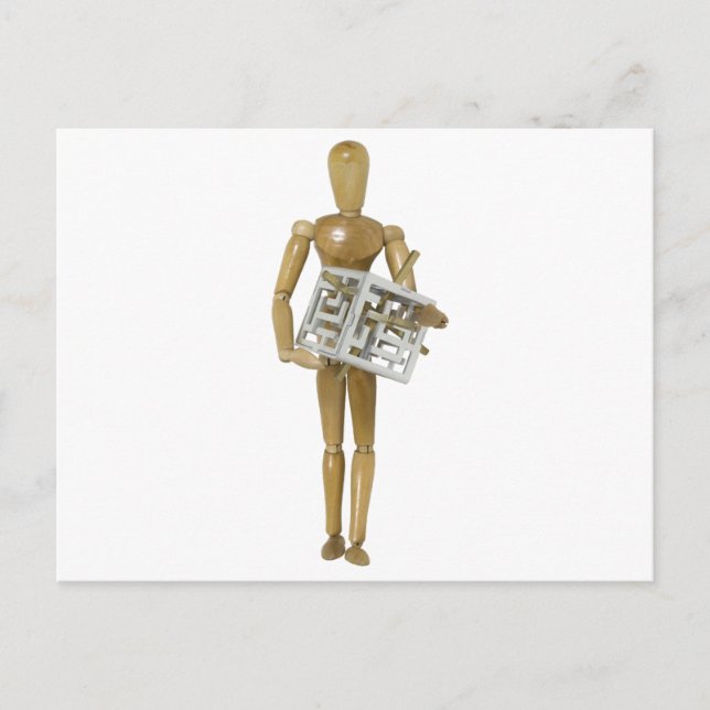 Working 3D Puzzle Postcard (Front)