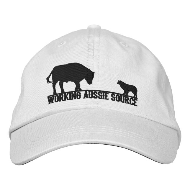 Working Aussie Source Embrodered Hat (Front)