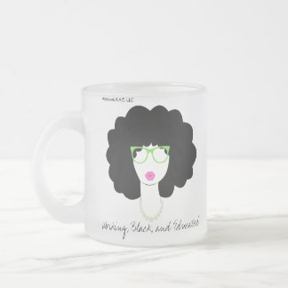 Working B.A.E. Frosted Mug (Pink & Green Edition)