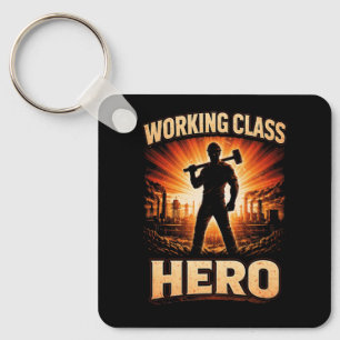 Working Class Hero Key Ring