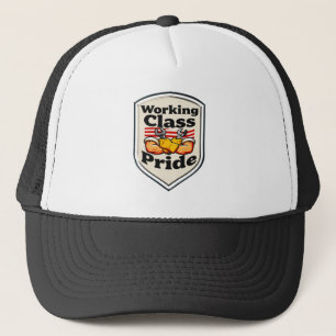 Working Class Pride Badge – Blue Collar Worker Trucker Hat