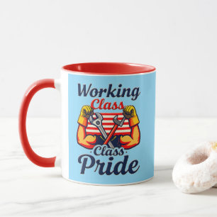 Working Class Pride Strong Arms Design Mug