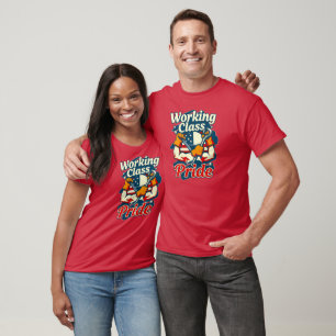 Working Class Pride Vintage American Worker Design T-Shirt