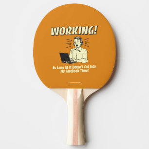 Working: Cut into Facebook Time Ping Pong Paddle