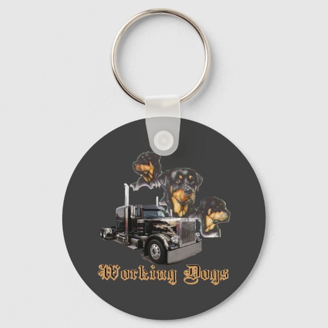 Working Dogs Key Ring (Front)