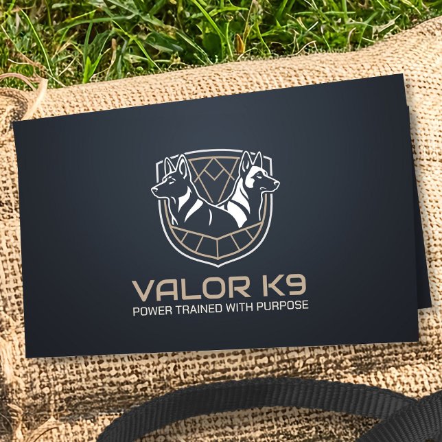 Working Dogs Training - GSD- Malinois Business Card (Creator Uploaded)