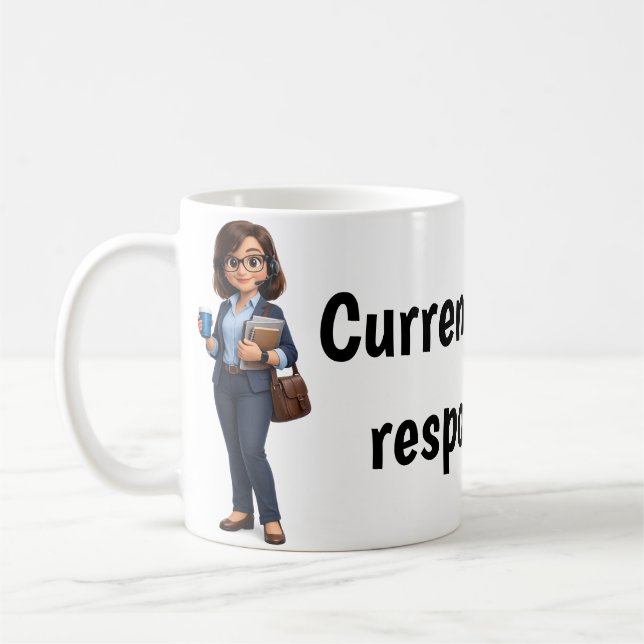 Working from Home Coffee Mug (Left)