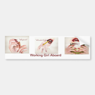 "Working Girl" Bumper Sticker