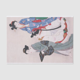 Working Girls by Yamaguchi Soken Tissue Paper