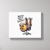 Working Hard or Hardly Working Sloth