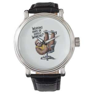 Working Hard or Hardly Working Sloth Watch