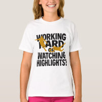 Working Hard Or Watching Highlights Funny Football