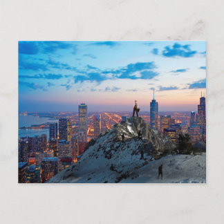 Working Hard Post Card for Success