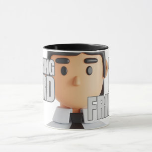 Working Hard Waiting for Friday –Office Work Humor Mug