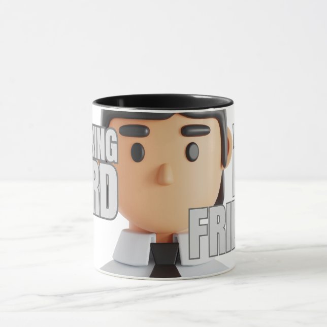 Working Hard Waiting for Friday –Office Work Humor Mug (Center)