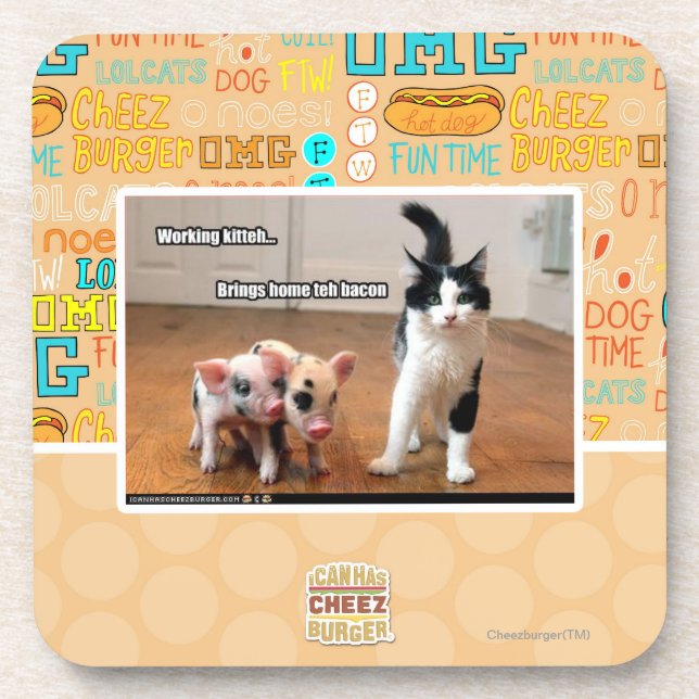 Working kitteh coaster (Front)