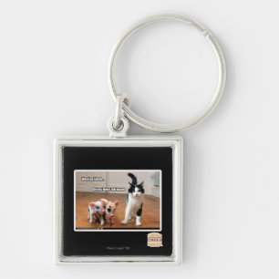 Working kitteh key ring