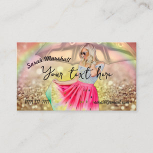 Working Lady Business Card