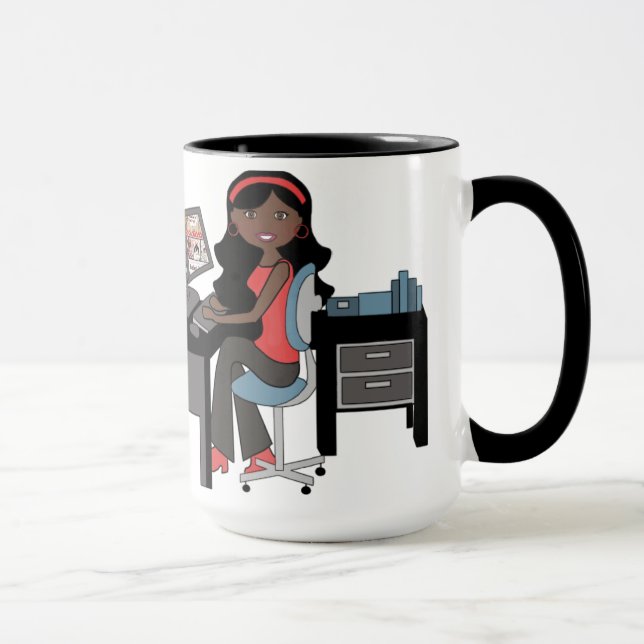 Working Lady  Mug (Right)