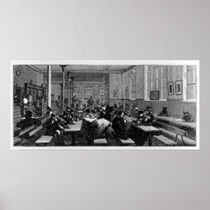 Working man's coffee shop poster