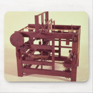 Working model of a loom mouse mat