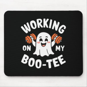 Working On My Boo Tee 1 Mouse Mat