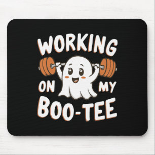 Working On My Boo Tee  Mouse Mat