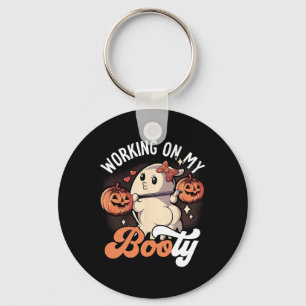 Working On My Booty Key Ring