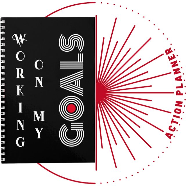 Working on my GOALS motivational graphic cover Planner (Creator Uploaded)