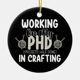 Working On My Phd Projects Half Done In Crafting Ceramic Tree Decoration
