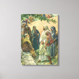 Working on the Sabbath, Vintage Religion Canvas Print