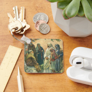 Working on the Sabbath, Vintage Religion Key Ring