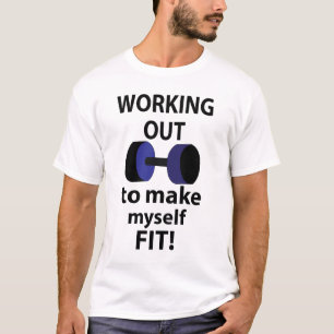 Working Out Workout Weights Working Out T-Shirt